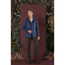 Efor Ka 080 Slim Fit Havacı Mavi Spor Kaban Mavi