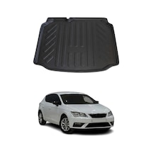 Seat Leon Hb 2013-2020 Arası Uyumlu Araca Özel Kauçuk Tpe Bagaj Havuzu Siyah