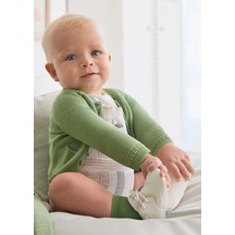 Mayoral Erkek Bebek Yeşil Örme Hırka 01380 Yeşil