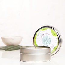 Mitr Melisa Aromalı Metal Mum: Çok Renkli