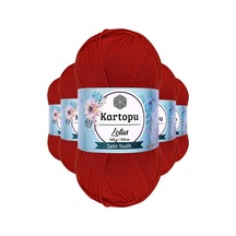 5 Adet Lotus Bikini Büstiyer Bluz Örgü İpi  K101 Nar Çiçeği