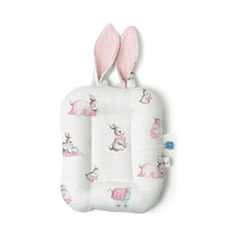% 100 Pamuk Anne Müslin Emzirme Yastığı - Bébé Lapin Rose Armcush1019