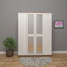 Emily Gardrop Çıtalı Kapak Mdf Sis Gri
