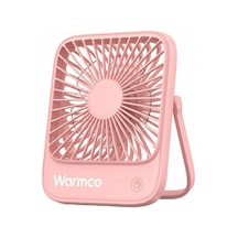 Warmco D1 Masaüstü Vantilatör Usb Ve Type-c Bağlantılı Taşınabilir Ultra İnce Soğutucu Fan Pembe