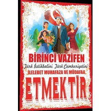Mustafa Kemal Atatürk'ün gençliğe hitabesi birinci vazifen retro