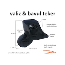 Bavul Tekeri Sağ Sol Çift Gönderilecek Bavul Tekeri Çanta Tekerle