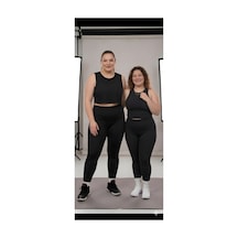 Sngl Tekstil Uzun Boylular İçin Büyük Beden Tayt 3xl-4xl-5xl-6xl-7xl-8xl Siyah
