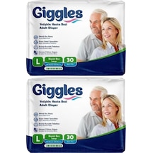 Giggles Belbantlı Yetişkin Hasta Bezi Büyük Boy L 2 x 30'lu