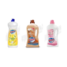 Bingo Sıvı Bulaşık Deterjanı 1500 Ml + Ahşap Temizleyici 1lt + Yüzey Tem. Fresh 2.5 Lt 3'lü Set Diğer