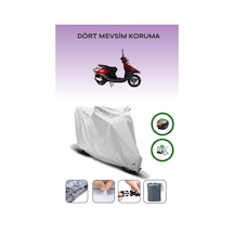 Gri Arka Çanta Ve Kilit Uyumlu Arora Ar 100t 2a Special Uyumlu Motor Brandası