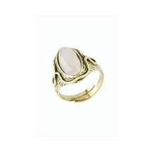 Oval - 790 - Doğaltaşlı Otantik Yüzük - Nazblsmm - Pembe Kuvars