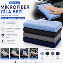Muggio 40x50 Mikrofiber Cila Bezi Oto Kurulama Parlatma Bezi İz Tüy Hav Bırakmaz 1 Adet