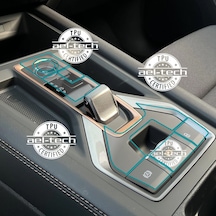 Cupra Formentor,leon Uyumlu Vites Etrafı Piano Black Tpu Koruyucu 2025-2026