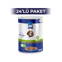 Paw Paw Pate Kuzulu Yavru Köpek Konserve Maması 24 x 400 G