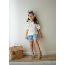 My Kids Wear Kız Çocuk Yeni Alt Üst Takım Mavi