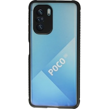 Poco F3 Kılıf Miami Şeffaf Silikon - Siyah Bzsxx00 1