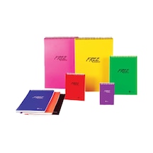 Keskin Color Bloknot Free Office Spiralli Çizgili 80 Yp A6 145201-99 Diğer
