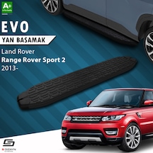 S-dizayn Land Rover Range Rover Sport 2 Evo Siyah Yan Basamak 193 Cm 2013-2022 A+ Kalite