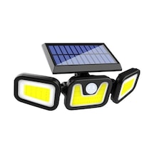 Mx-1725b Sensörlü 3 Modlu 90 Cob Ledli Solar Aydınlatmalı Duvar Lambası Belirtilmemis