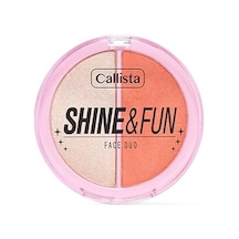 Callista Shine & Fun Face Duo 120 Dream Team Allık & Aydınlatıcı Paleti