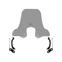 Gp Kompozit Sym Symphony St 125 / 200 2019-2022 Uyumlu Elcikli Ön Cam Füme 52 Cm