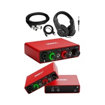 Glx-700rd-h Üst Segment Usb Stüdyo Ses Kartı 2 Giriş 2 Çıkış 24bit/192khz Kulaklık Ve Kablo Dahil