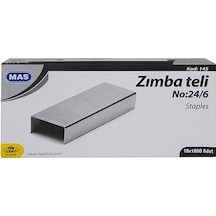 Mas Zımba Teli No 24/6 Beyaz 10'lu Paket 145