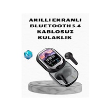 Aktif - 602 - Gürültü Engelleme Özellikli Kablosuz Kulaklık Akıllı Ekranlı - Matxzngz - Şarj Kutusu