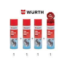 4X Würth Genel Temizleme Spreyi Basic 500 Ml