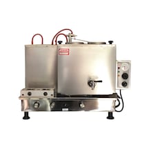 Meşale 2 Demlikli Elektrik + Gazlı Full Otomatik Çay Kazanı - Inox