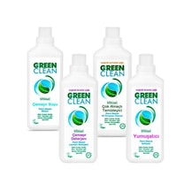 U Green Clean Bitkisel Çamaşır Yıkama Seti 4 x 1 L