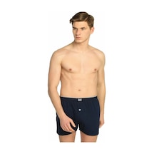 Erkek Penye Havlu Bel Boxer 2'li Lacivert Lacivert