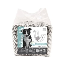 M-Pets Dıapers Erkek Köpekler İçin Külot L 12'li