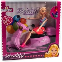 Erzi Bebek Motosikletli Oyuncak Bebek