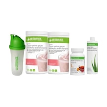 Başlangıç Seti-27 2 Ahududulu Shake 50g Şeftali Çay Aleo Içecek Shaker