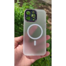 Apple Uyumlu  iPhone 15 Promax Magsafe Kamera Orumalı Kalıteli Süper Kılıf