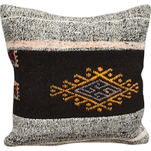 Zehra Abla Halı Yeni El Dokuma Dekoratif Kilim Kırlent Yastık Kılıfı 6021