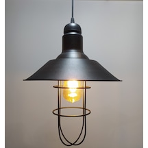 Mylights Retro Eustik Kafes Tekli Sarkıt Avize (461637273)