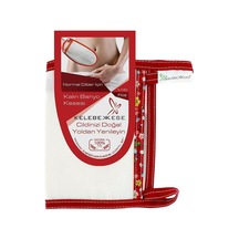 Kelebek Kese Scrub And Peel Normal Ciltler için Kalın Banyo Kesesi Kırmızı