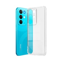 Kvy Realme 15x Kamera Korumalı Süper Silikon Kılıf Şeffaf
