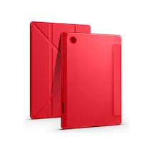 Samsung Galaxy Tab A8 10.5 Sm-x200 2021 Kılıf Kalem Bölmeli Stand Olabilen Standlı Tablet Kılıfı Kapaklı Kılıf