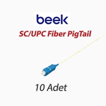 Beek Sc/upc Fiber Pigtail,10 Adet 1 Metre - 9/125 Μ, Singlemode, 0.9mm Simplex, Os2, Lszh, 1 Metre