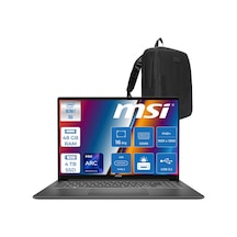 MSI Modern 16S AI+ G3MG G3MG-049TRF20 Ultra 7 355 48 GB 4 TB SSD16" Free Dos Dizüstü Bilgisayar +Çanta