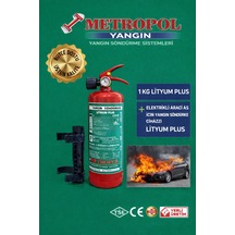 Metropol 2 Kg Lityum-iyon Batarya Yangın Söndürme Cihazı Metropol - 874358783