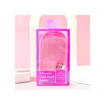 Ruby Face Slikon Yüz Buz Masaj Rulosu Yüz Sıkılaştırıcı Ice Face Roller Pembe