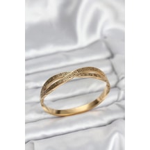 Dodes Dodes 316l Çelik Gold Renk Vintage Kadın Kelepçe Bileklik Tg27bb8069 Çok Renkli