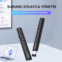 Lp003 Kırmızı Lazer Presenter Kablosuz Sunum Kumandası