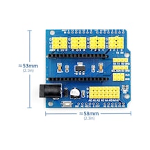 Arduino Nano 3.0 Io Proto Shield Genişleme Kartı Kolay Bağlantı