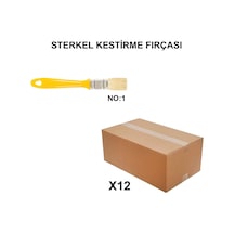 12 Adet Kestirme Fırçası, No 1 Kalite Seti