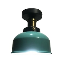 Mylights Retro Rustik Turkuaz Plofonbyer Tavan Avize